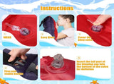 Inflatable Swim Belt Pool Flotation Portable Waist Floatation Aid for Adults Adjustable Training V1259-DP01-A-681