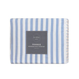 Ardor Frankie Blue Stripe Yarn Dyed Reversible Quilt Cover Set Queen V442-INT-QUILTCS-FRANKIESTRIPE-BLUE-QS