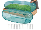 2 Pack 39*16*18inch Green Garden Covers for Raised Beds,Pop Up Mesh Plant Cover, 40% Sunblock Shade V1107-CS-ZAILXA36