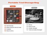 Leather Working Tools Kit, 61 PCS Leather Craft Tools with Portable Canvas Storage Bag, Engraving V952-PGGJTZFBGJB5FH3UMV0