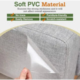 3 Pack Self-Adhesive Cat Scratch Guards, Clear PVC Furniture Protectors for Sofas, Tables and V1189-LC-RY-00615