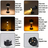 RHX3 Multi-functional Camping Light 5-level & stepless dimming, 3000mAh battery , V1232-LYD-RH3-003