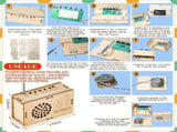 4 Set of Wooden Puzzle DIY Craft Kit Speaker Radio Gramophone Projector Soldering Practice DIY V1369-AZ3-W-08454