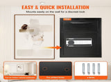 1.7 Cub Depository Safe, Deposit Safe with Drop Slot, Electronic Code Lock and 2 Emergency Keys, V952-LCSBXX17L000GVVNCV0