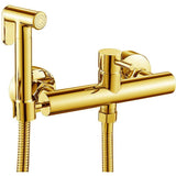 Bathroom Concealed Bidet Shower Set, Hot and Cold Hand Spray, Hot Water Toilet, Black V1237-ZY-715-028