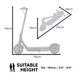 VALK Synergy 7 Electric Scooter, 500W 15Ah, AU Compliant, Motorised eScooter for Adults, Black/Red V219-TRNESCVAS7R