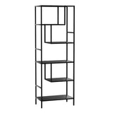 Artiss Bookshelf 5 Tiers RHYS Black FUR-S-DSHELF-01-BK