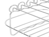 Fryer Accessories Set Grill Rack with Skewer Liners Silicone Brush Food Tong Fryer Cake Pan V1294-YM0901-3118240272211