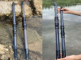Ultra-hard carbon fiber fishing rod 3m, with anti-slip handle and metal ground inserts - suitable V1102-HEYG-001