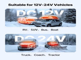 Diesel Air Heater, 8 kW DC12-24V, Fast Heating Diesel Parking Heater with Remote Control and Square V952-ZCJRQDC12V8KM839A001V9