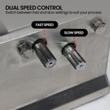 Pronti 5L Sausage Stuffer Stainless Steel with 4 Filling Tubes - Horizontal SSG-STR-HTL-5L