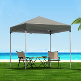 Instahut Gazebo 2x2m Outdoor Patio Garden Marquee Shade Grey GAZEBO-T-2X2-F-EC-GR