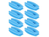 100PCS Electric Fence Insulator Weather Resistant ABS Square Tube Post Insulator for Steel Wire Blue V1294-YM0717-3111220228811