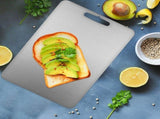 Heavy Duty Stainless Steel Cutting Board with Double-Sided Metal Chopping for Kitchen Use V1370-AZ4-08939