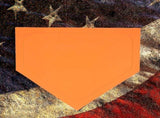 Thickened Rubber Baseball Bases for Yard and Field Training Orange 5Pcs V1369-AZ3-W-17147