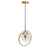 Ceiling Pendant Lamp E27/E26 Calibre Glass Iron Minimalist Style Hanging Pendant Light for Kitchens V1294-YM0512-3119220167111