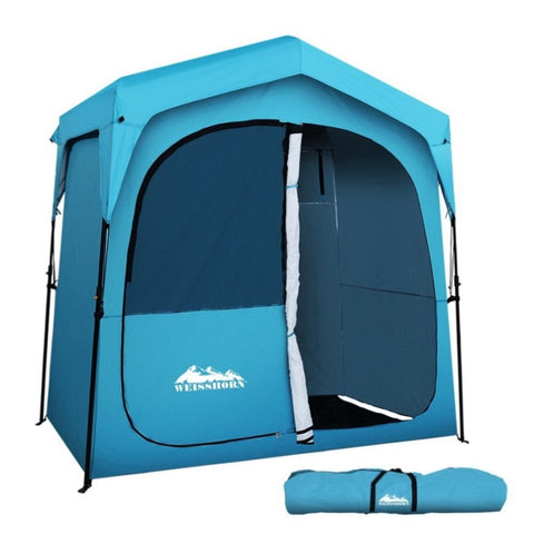 Weisshorn Double Camping Shower Toilet Tent Outdoor Fast Set Up Change Room TENT-C-CR-FAST-DOU