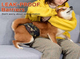 Dog Heat Pants 3 Pieces Dog Pants Dog Diaper Size L Super Absorbent Washable Reusable V1188-MS101-01821-1