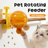 Pet Puzzle Spinning Feeder 360&deg Slow Feeding Portion Control, Clip-On Installation, Eat While V1232-CWZZWSQ-001