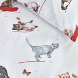 Bedding House Cute Cats Cotton Quilt Cover Set Single V442-HIN-QUILTCS-CUTECATS-MULTI-SB