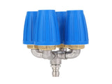 4 in 1 Pressure Washer Nozzle Blue 360&deg Rotating 4000psi 1/4 Inch Quick Connector Pressure Washer V1294-YM0901-3111250008711