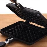 Manual Aluminum Waffle Maker - Handheld Waffle Cooker with Non-Stick Coating and Handle V1263-JX-4476