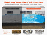 Rectangle Liner Pad, 16 x 32 ft Liner Pad for Above Ground Swimmings, Extra-Thick V952-DSYYCDDRECTAWHGHE001V0