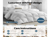 Giselle Bedding 500GSM Duck Down Feather Quilt Super King QUILT-DFD-95-SK