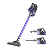 Devanti Stick Vacuum Cleaner Bagless Cordless 150W Purple VAC-CL-09E-GY-PP