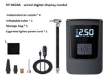 Portable Digital Tire Inflator Pump with LCD Display, Type-C Charging, and 150 PSI Max Pressure V888-ELOSUNG15624