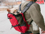 Red - Ideal for Dogs with Length - Durable, Breathable Backpack-Style Carrier - Perfect for V1192-AZ-W-8150
