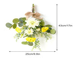 Wall Hanging Artificial Bouquet Lifelike False Flower Bouquet for Wedding Halloween V1294-YM0716-230128QY02-5