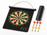 17 Inch Magnetic Dart Board Set - 50 x 42 cm, 3 mm Thick Target with 6 Darts, Compact Indoor Family V888-ELOSUNG54923