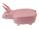 Cute Animal Footstool with Soft Padded Cushion and Prevent Slip Feet Small Footrest Stools for Kids V1294-YM0703-3116230004212