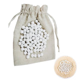 500g Pie Ceramic Baking Beans Beads Press Stone Weights Tools with Storage Bag V1370-AZ4-12558
