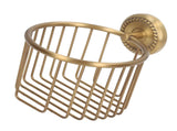 Hollow Out Toilet Paper Holder Antique Rust Proof Wall Mounted Tissue Roll Basket Rack for Bathroom V1294-YM0521-3112220089511