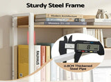 Artist Desk Organizer 2-Tier Desk Shelf 24cm Depth for Unblocked Monitor View Asymmetrical Desk DSK-SHF-001-WDWH