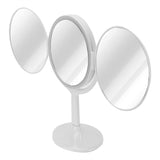 LED Makeup Mirror Folding Rotatable Mirror Touch Cosmetic Mirror for Bedroom Dressing RoomWhite V1294-YM0710-3116210058111