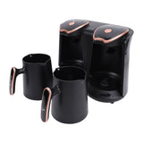 Turkish Coffee Maker 1200W Dual Compartment Electric Turkish Coffee Machine with 2 Cups for Hot V1294-YM0901-3113250182011