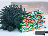 LED White Christmas Lights Outdoor, String Lights Plug in Extendable, 8 Modes Christmas Tree V1107-124-99180-RED-30M300