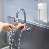 Manual Elbow Pressure Soap Dispenser ABS Plastic Soap Box WallMounted Liquid Box V1294-YM0901-3112200082011