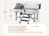 86.4 cm Dog Washing Station, Stainless Steel Pet Grooming Tub Bathtub, Professional Dog Wash Sink V952-BXGCWYG34CZJFJ0C0002V0