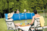 Intex Rectangular Frame Pool 4.5m X 2.2m X 0.84m with Filter/Pump 28274 V1032-IXRECT45PUMP-28274