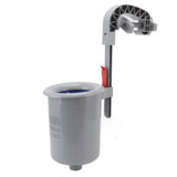 Pool Surface Skimmer Plastic Gray Wall Mounted Automatic Cleaner Filter Debris Collector for V1294-YM0716-3111220196011