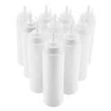 720ml 10pcs / Set Plastic Condiment Dispenser for Sauce Oil Cream Vineger V1294-YM0901-JY13531-01