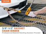 Ratchet Chain Binder 2PCS, 0.9-1.2 cm Heavy Duty Load Binders, with G80 Chains 5443 kg Secure Load V952-DLTJLLJQTYCBBHNAQV0