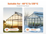 15 Pack Polycarbonate Greenhouse Panels, 2' X 4' X 0.24'' Roof Panels Sheets, Waterproof UV V952-SLWDBBSTM15JKN5ETV0