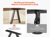Table Legs, 740 x 550 mm Trapezoid Steel Furniture Legs, Modular Design, Easy Assembly, 1000 V952-ZTCFKTX281772W9UW001V0