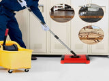 Manual Carpet Floor Sweeper, Non-Electric Multi-Surface Cleaner V1369-AZ3-W-12534