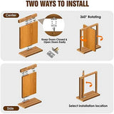 Door Pivot Hinge, Pivot Hinge System with Goal Kick Hardware, for Heavy Duty Wood Doors Up to 200 V1369-AZ3-W-11811